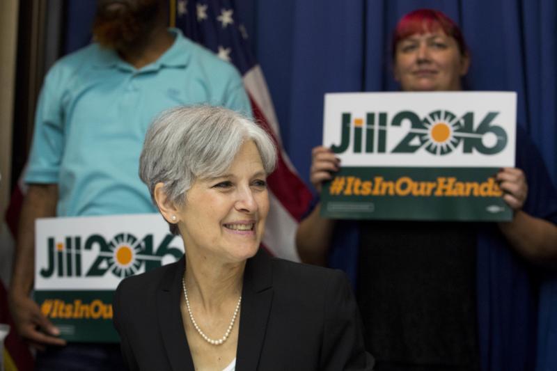 Jill Stein nabbed the Green Party nomination for her second presidential bid on Saturday, after running in 2012. She hopes the wave Sanders supporters will help make her a viable third-party challenger. Jill Stein nabbed the Green Party nomination for her second presidential bid on Saturday, after running in 2012. She hopes the wave Sanders supporters will help make her a viable third-party challenger.