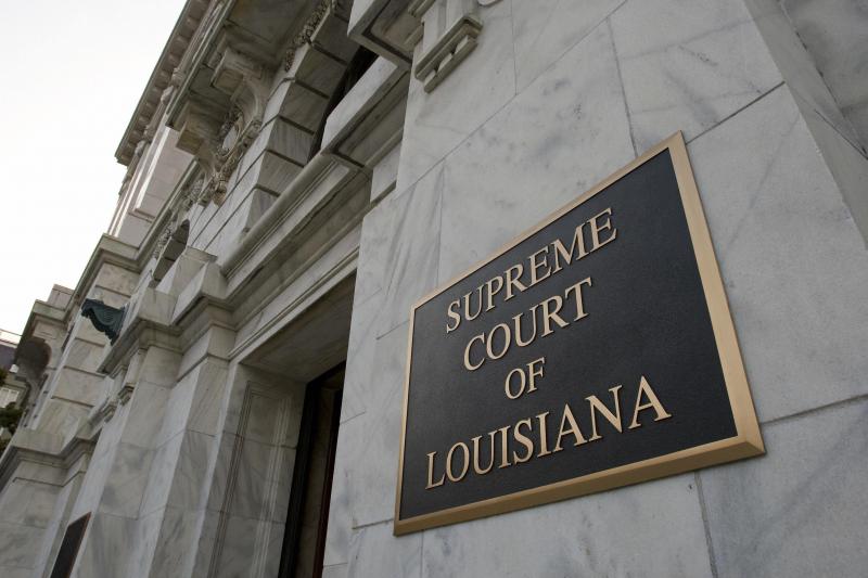 The exterior of the Supreme Court of Louisiana in New Orleans. The exterior of the Supreme Court of Louisiana in New Orleans.