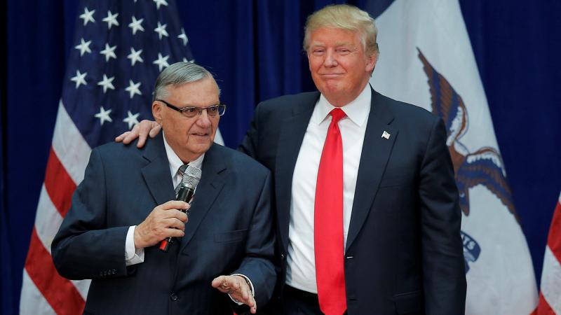 Former Maricopa County Sheriff Joe Arpaio helped Donald Trump during the 2016 presidential campaign — and now he wants to help the president in Washington. Former Maricopa County Sheriff Joe Arpaio helped Donald Trump during the 2016 presidential campaign — and now he wants to help the president in Washington.