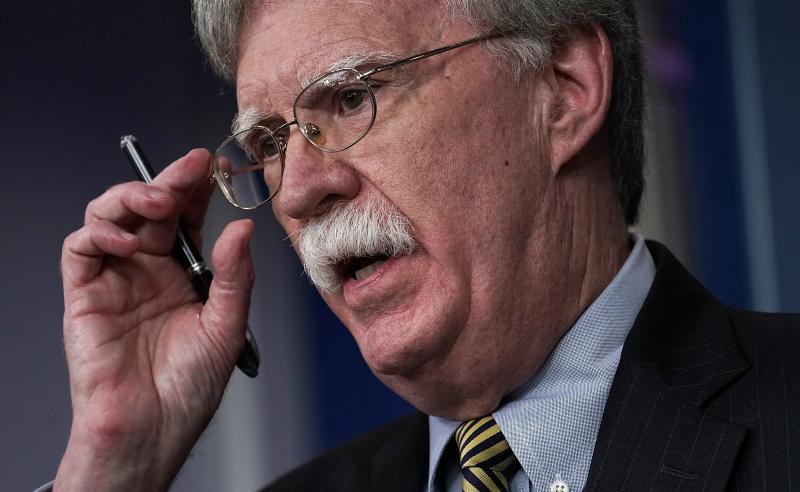 National security adviser John Bolton National security adviser John Bolton