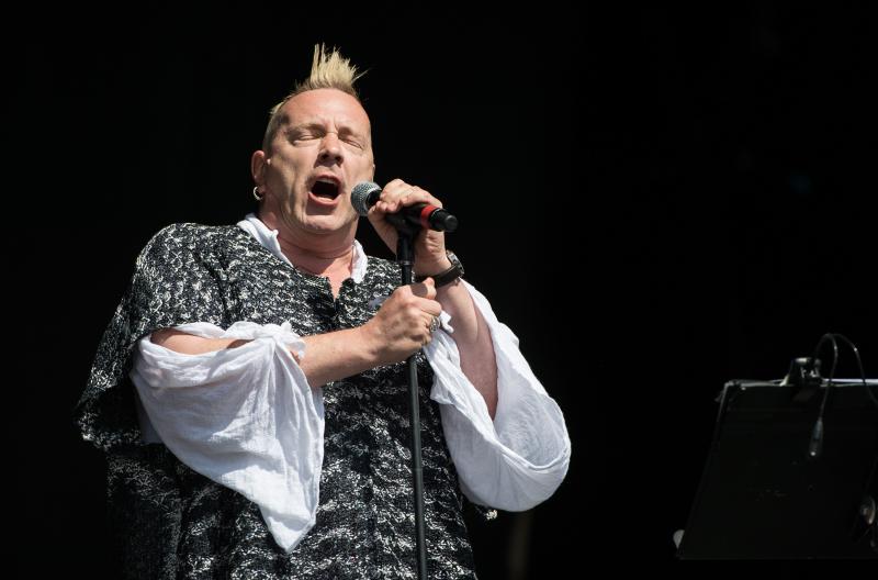 John "Johnny Rotten" Lydon, seen here with his band Public Image Ltd at the 2013 Glastonbury Festival, is the former frontman of the Sex Pistols. John "Johnny Rotten" Lydon, seen here with his band Public Image Ltd at the 2013 Glastonbury Festival, is the former frontman of the Sex Pistols.