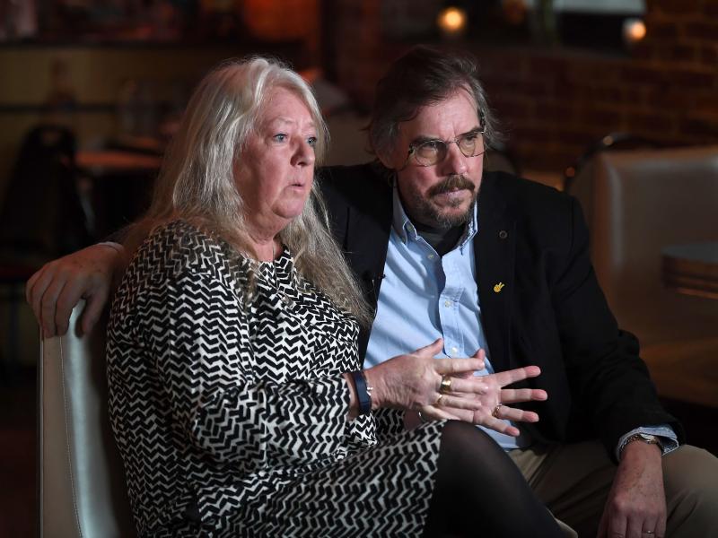Ingrid Wall and Joachim Wall, parents of murdered journalist Kim Wall, are interviewed at the inaugural grant ceremony for The Kim Wall Memorial Fund at Superfine on March 23, 2018 in New York City. Ingrid Wall and Joachim Wall, parents of murdered journalist Kim Wall, are interviewed at the inaugural grant ceremony for The Kim Wall Memorial Fund at Superfine on March 23, 2018 in New York City.