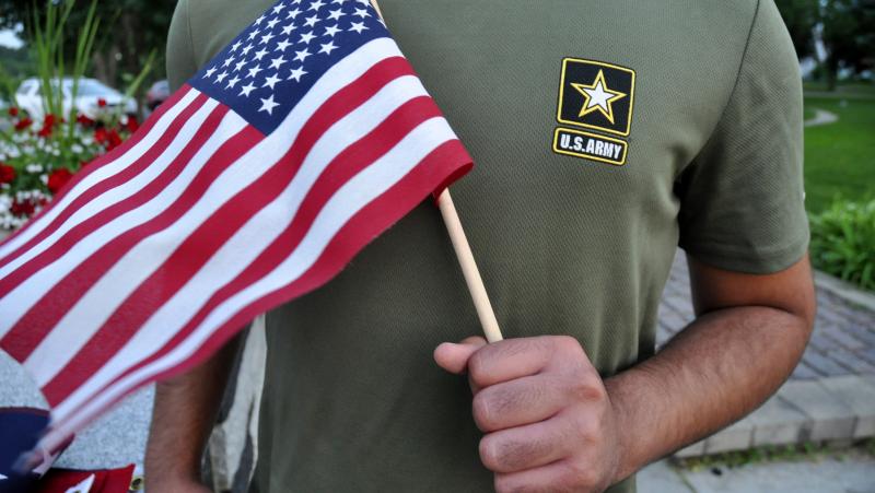 A Pakistani immigrant U.S. Army recruit, seen last year. A judge ruled this week that the Pentagon may not require soldiers who are naturalized citizens to undergo "continuous monitoring." A Pakistani immigrant U.S. Army recruit, seen last year. A judge ruled this week that the Pentagon may not require soldiers who are naturalized citizens to undergo "continuous monitoring."