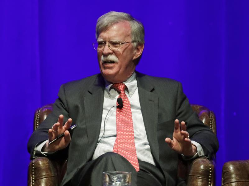 Former national security advisor John Bolton, seen in February, is scheduled to publish a memoir of his time with the Trump administration on June 23, and the Justice Department is trying to block publication. Former national security advisor John Bolton, seen in February, is scheduled to publish a memoir of his time with the Trump administration on June 23, and the Justice Department is trying to block publication.