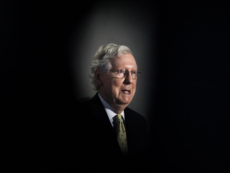 Senate Majority Leader Mitch McConnell will likely preside over the political fight over a vacant Supreme Court seat. Senate Majority Leader Mitch McConnell will likely preside over the political fight over a vacant Supreme Court seat.
