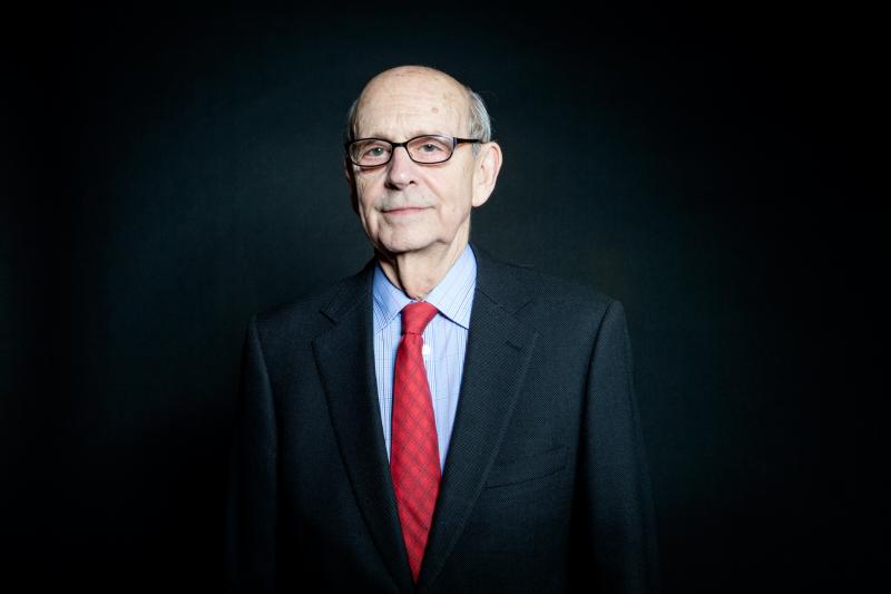 Justice Stephen Breyer, photographed in 2015. Justice Stephen Breyer, photographed in 2015.