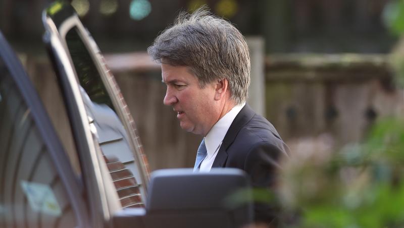 Supreme Court nominee Judge Brett Kavanaugh leaves his home Wednesday in Chevy Chase, Md. Kavanaugh is scheduled to appear before the Senate Judiciary Committee on Monday following an allegation of sexual misconduct from when was in high school. Supreme Court nominee Judge Brett Kavanaugh leaves his home Wednesday in Chevy Chase, Md. Kavanaugh is scheduled to appear before the Senate Judiciary Committee on Monday following an allegation of sexual misconduct from when was in high school.