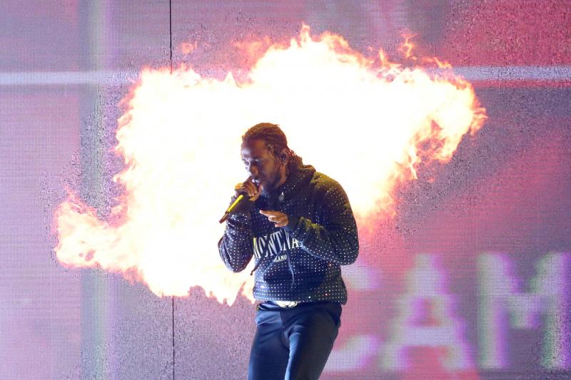 Kendrick Lamar, whose album DAMN. won this year's Pulitzer Prize for music, performs in London earlier this year. Kendrick Lamar, whose album DAMN. won this year's Pulitzer Prize for music, performs in London earlier this year.