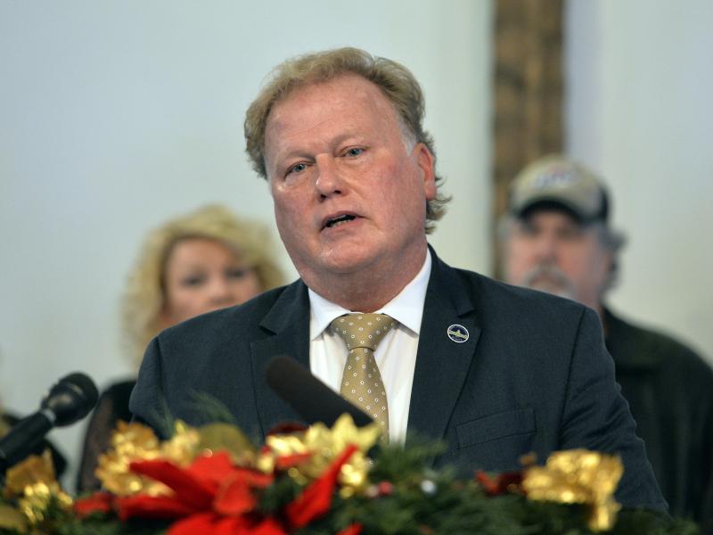At his church on Tuesday, Kentucky state Rep. Dan Johnson defended himself against accusations that he sexually assaulted a 17-year-old girl in January 2013. At his church on Tuesday, Kentucky state Rep. Dan Johnson defended himself against accusations that he sexually assaulted a 17-year-old girl in January 2013.