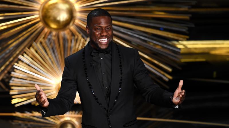 Actor and comedian Kevin Hart speaks onstage at the Academy Awards in 2016. Hart was slated to host the 2019 Oscars but withdrew after he was criticized for controversial jokes he made in 2010. Actor and comedian Kevin Hart speaks onstage at the Academy Awards in 2016. Hart was slated to host the 2019 Oscars but withdrew after he was criticized for controversial jokes he made in 2010.