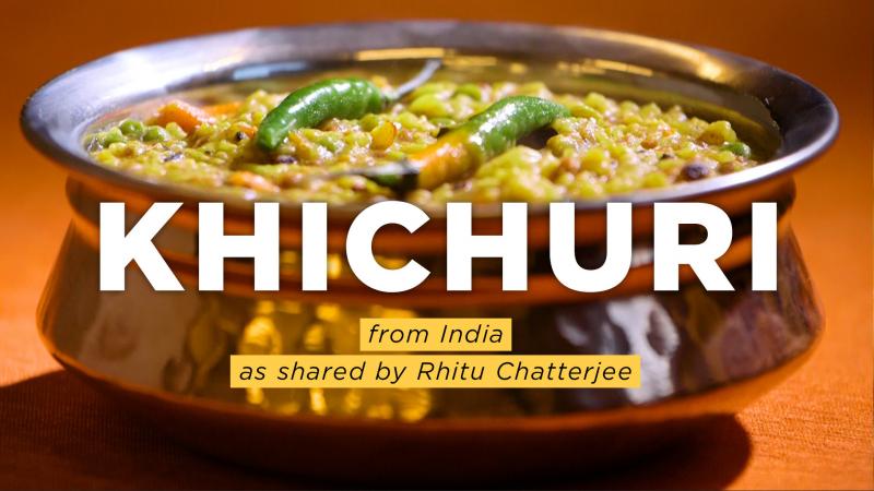 NPR food editor Rhitu Chatterjee makes khichuri. NPR food editor Rhitu Chatterjee makes khichuri.