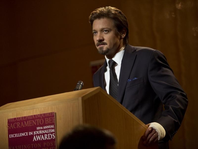 Jeremy Renner plays Pulitzer Prize-winning journalist Gary Webb. Jeremy Renner plays Pulitzer Prize-winning journalist Gary Webb.