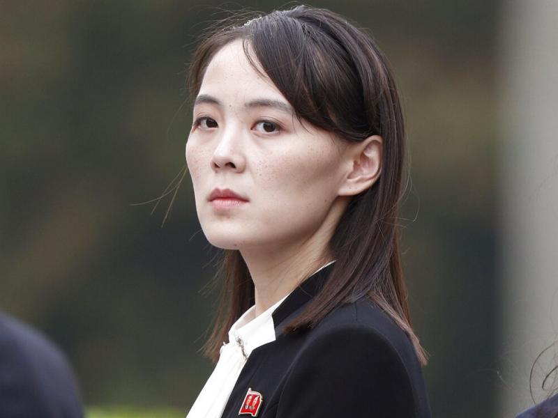 FILE - Kim Yo Jong, sister of North Korea's leader Kim Jong Un, attends a wreath-laying ceremony at Ho Chi Minh Mausoleum in Hanoi, Vietnam, March 2, 2019. FILE - Kim Yo Jong, sister of North Korea's leader Kim Jong Un, attends a wreath-laying ceremony at Ho Chi Minh Mausoleum in Hanoi, Vietnam, March 2, 2019.