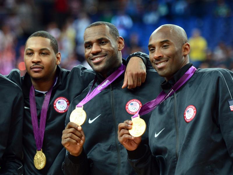 Resultado de imagen para kobe bryant gold medal olympics