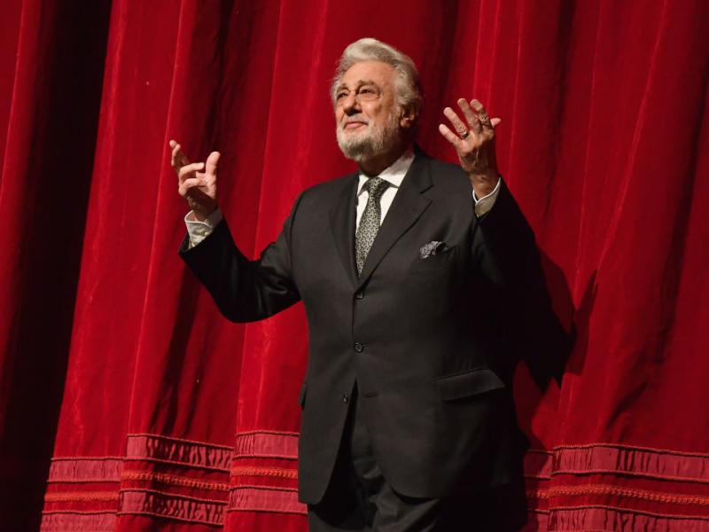 Plácido Domingo, onstage at New York's Metropolitan Opera last year. Nine women have accused Domingo of trying to pressure them into a sexual relationship by offering them jobs. Plácido Domingo, onstage at New York's Metropolitan Opera last year. Nine women have accused Domingo of trying to pressure them into a sexual relationship by offering them jobs.