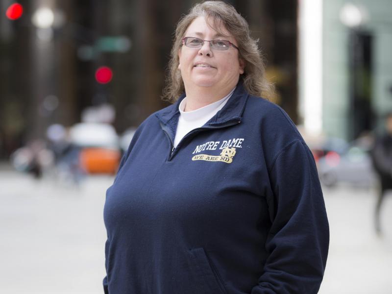 A federal appeals court ruled Tuesday that the 1964 Civil Rights Act protects LGBT employees from workplace discrimination, setting up a likely battle before the Supreme Court and gay rights advocates. Indiana teacher Kimberly Hively, shown here in 2015, A federal appeals court ruled Tuesday that the 1964 Civil Rights Act protects LGBT employees from workplace discrimination, setting up a likely battle before the Supreme Court and gay rights advocates. Indiana teacher Kimberly Hively, shown here in 2015,