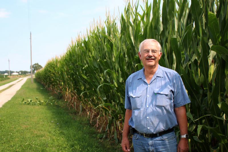 Paul Herringshaw says farmers like him have been taking steps to reduce crop runoff for years. Paul Herringshaw says farmers like him have been taking steps to reduce crop runoff for years.