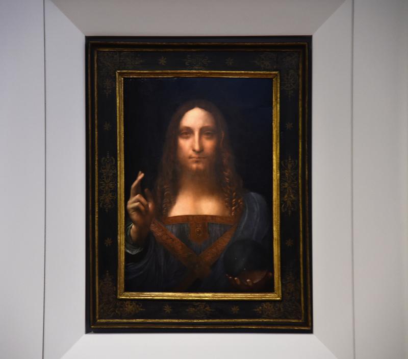 Christie's unveiled Leonardo da Vinci's Salvator Mundi at Christie's New York on Tuesday in New York City. Christie's unveiled Leonardo da Vinci's Salvator Mundi at Christie's New York on Tuesday in New York City.
