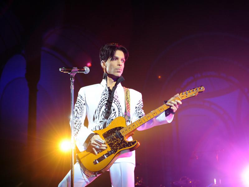 Prince performs in Paris at the Grand Palais on Oct. 11, 2009. The musician died in 2016. Prince performs in Paris at the Grand Palais on Oct. 11, 2009. The musician died in 2016.