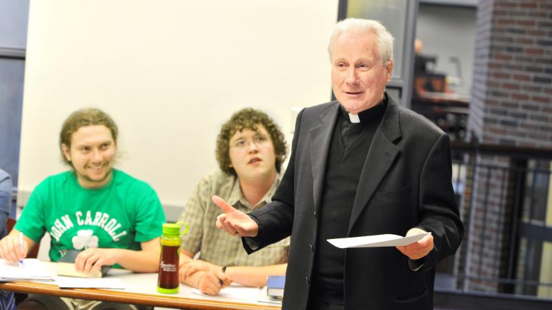 Archbishop Michael Fitzgerald is one of the Catholic Church's top experts on Islam. He has served the Vatican in places such as Tunisia, Uganda and Egypt, and now is promoting interfaith understanding by teaching Jesuit students in Cleveland about the Qur Archbishop Michael Fitzgerald is one of the Catholic Church's top experts on Islam. He has served the Vatican in places such as Tunisia, Uganda and Egypt, and now is promoting interfaith understanding by teaching Jesuit students in Cleveland about the Qur