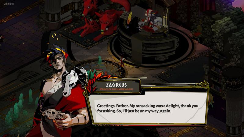 In Hades, you play as the son of the titular deity, battling to escape the underworld. In Hades, you play as the son of the titular deity, battling to escape the underworld.