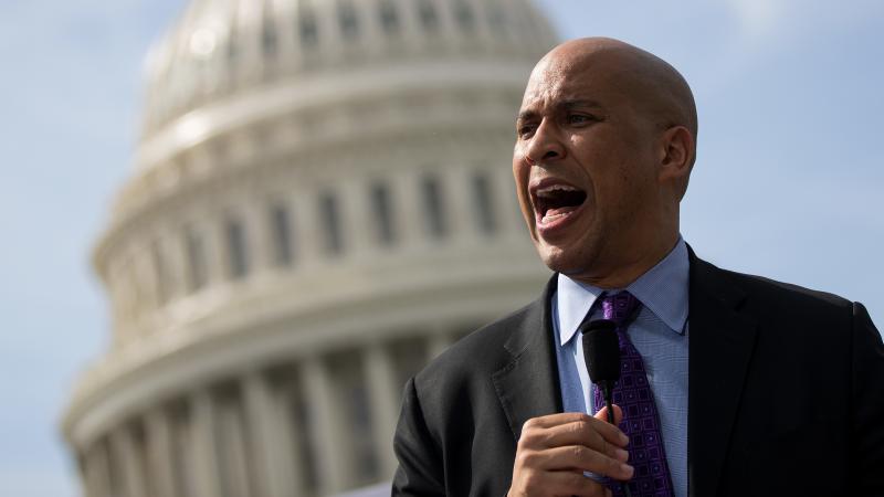 Sen. Cory Booker, D-N.J., has released plan that would create pilot job guarantee programs in 15 communities where unemployment is particularly high. Sen. Cory Booker, D-N.J., has released plan that would create pilot job guarantee programs in 15 communities where unemployment is particularly high.