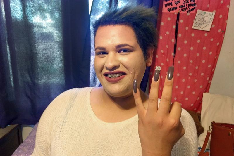 Juana Zacharias, 18, lives in a group home for foster children in Oxnard, Calif. She came out as transgender when she was 10; she entered the foster care system when she was 11, after her father was killed. Juana Zacharias, 18, lives in a group home for foster children in Oxnard, Calif. She came out as transgender when she was 10; she entered the foster care system when she was 11, after her father was killed.
