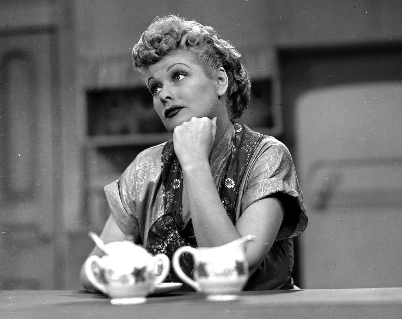 Lucille Ball is seen here in an episode of I Love Lucy. A sculpture of her in her hometown will be replaced with an improved version, according to the artist. Lucille Ball is seen here in an episode of I Love Lucy. A sculpture of her in her hometown will be replaced with an improved version, according to the artist.