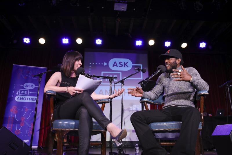 Ask Me Another host Ophira Eisenberg interviews Luke James at the Bell House in Brooklyn, New York. Ask Me Another host Ophira Eisenberg interviews Luke James at the Bell House in Brooklyn, New York.