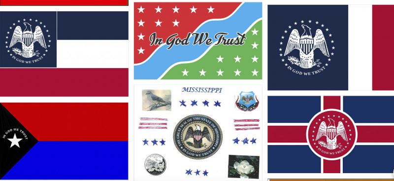 The public submitted nearly 3,000 proposals for a new Mississippi flag, featuring magnolias, stars, a Gulf Coast lighthouse and more. The designs were posted on Monday on the Mississippi Department of Archives and History website. The public submitted nearly 3,000 proposals for a new Mississippi flag, featuring magnolias, stars, a Gulf Coast lighthouse and more. The designs were posted on Monday on the Mississippi Department of Archives and History website.