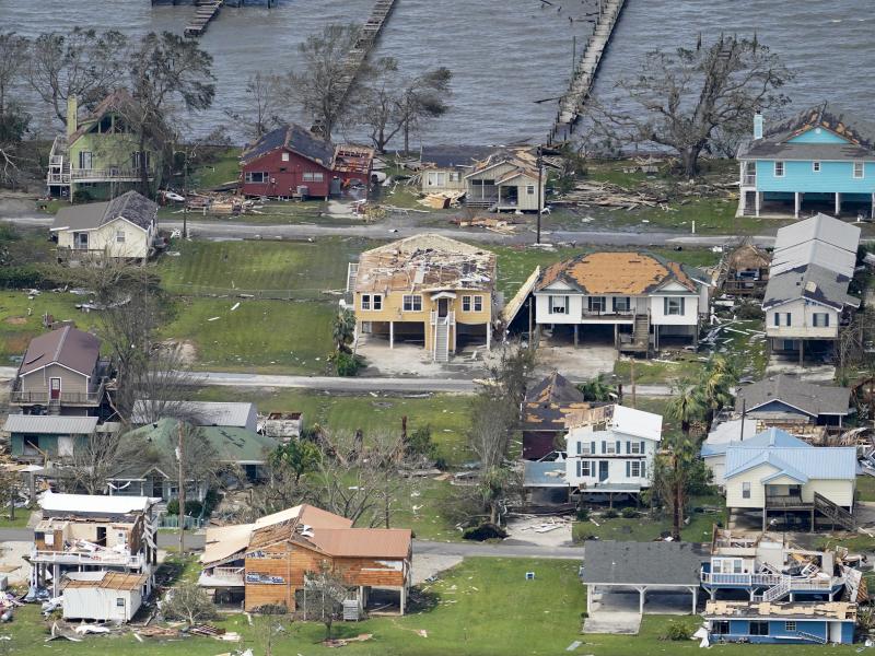 Hurricane Laura left scattered debris and damaged homes in Lake Charles, La. last week. The state has reported 15 deaths associated with the storm, with more than half of those attributed to improper use of portable generators. Hurricane Laura left scattered debris and damaged homes in Lake Charles, La. last week. The state has reported 15 deaths associated with the storm, with more than half of those attributed to improper use of portable generators.