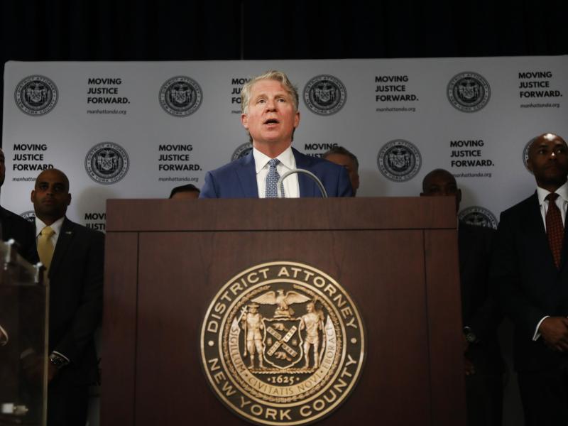 Manhattan District Attorney Cyrus Vance Jr., shown here in 2019, is in possession of former President Donald Trump's tax returns. Manhattan District Attorney Cyrus Vance Jr., shown here in 2019, is in possession of former President Donald Trump's tax returns.