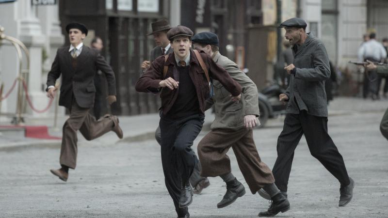 Marcel (Jesse Eisenberg) in the film Resistance. Marcel (Jesse Eisenberg) in the film Resistance.