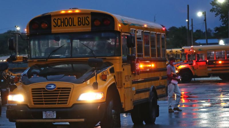 A shortage of school bus drivers for the Boston Public Schools has led to some delays this month. Gov. Charlie Baker is calling up National Guard members to help alleviate the shortage in some areas of the state. A shortage of school bus drivers for the Boston Public Schools has led to some delays this month. Gov. Charlie Baker is calling up National Guard members to help alleviate the shortage in some areas of the state.