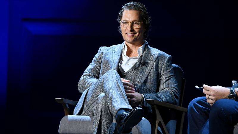 Matthew McConaughey speaks onstage at Carnegie Hall on Feb. 29, 2020 in New York City. Matthew McConaughey speaks onstage at Carnegie Hall on Feb. 29, 2020 in New York City.