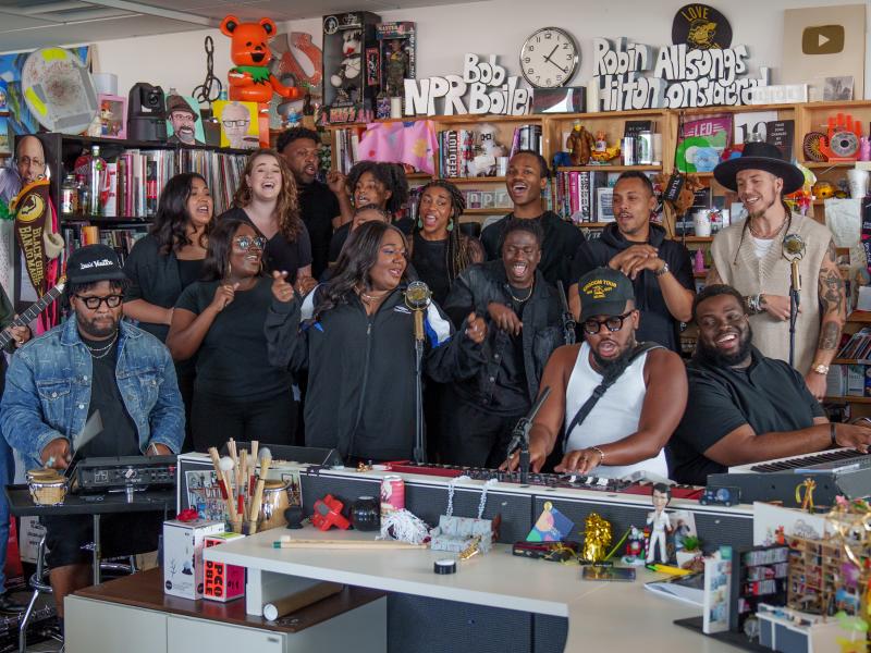 Maverick City Music performs a Tiny Desk concert. Maverick City Music performs a Tiny Desk concert.
