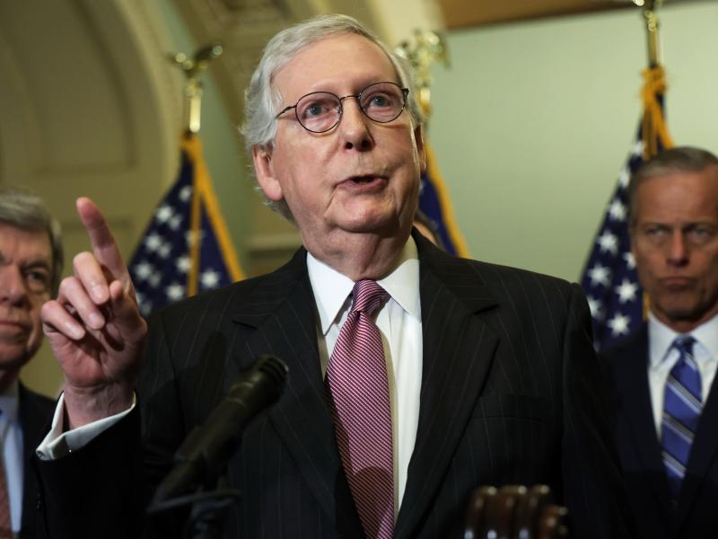 U.S. Senate Minority Leader Sen. Mitch McConnell, R-Ky., blamed Democrats for the declining trust in the Supreme Court in an interview with NPR. "The Supreme Court is not broken and doesn't need fixing," he said. U.S. Senate Minority Leader Sen. Mitch McConnell, R-Ky., blamed Democrats for the declining trust in the Supreme Court in an interview with NPR. "The Supreme Court is not broken and doesn't need fixing," he said.