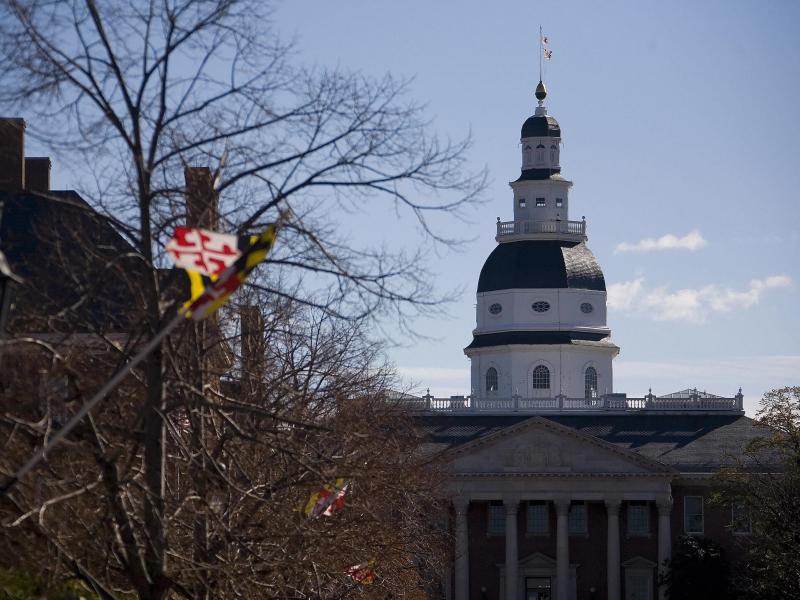 The Maryland Senate approved a bill on Monday that would require candidates on a presidential ticket to release their tax returns in order to appear on the state's ballot. The Maryland State House in Annapolis is seen here in 2007. The Maryland Senate approved a bill on Monday that would require candidates on a presidential ticket to release their tax returns in order to appear on the state's ballot. The Maryland State House in Annapolis is seen here in 2007.