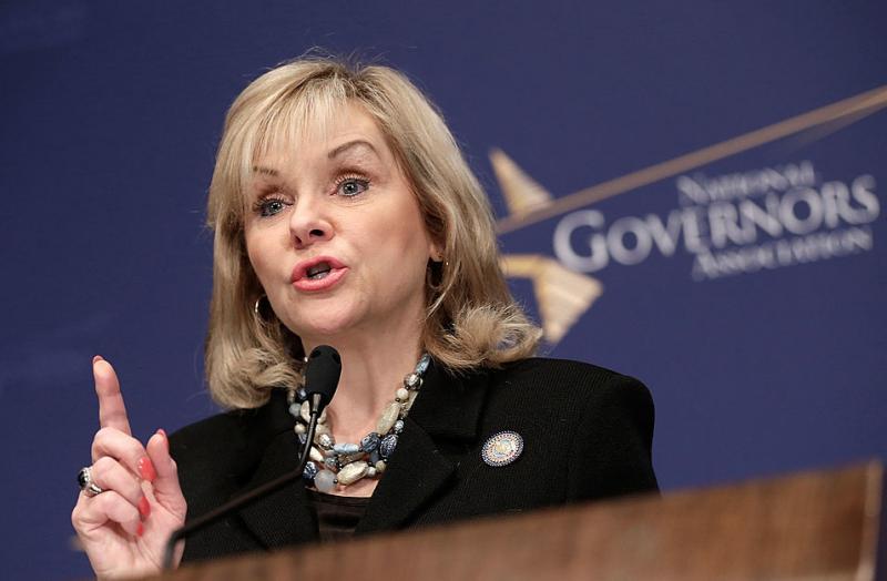 Mary Fallin, seen in 2014, is the governor of Oklahoma. Mary Fallin, seen in 2014, is the governor of Oklahoma.