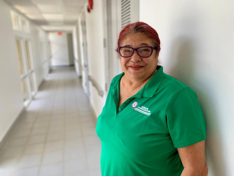 Carmen Chevere says living through Hurricane Maria has left her anxious and fearful. Carmen Chevere says living through Hurricane Maria has left her anxious and fearful.