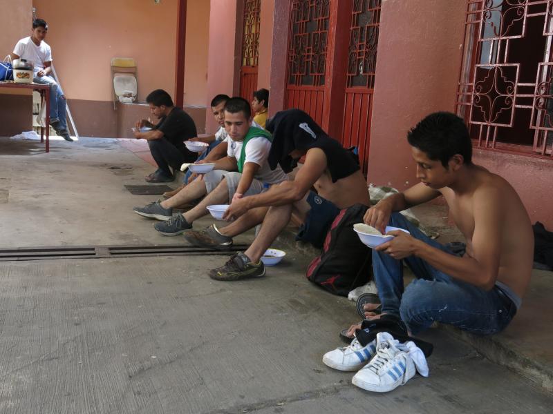 Migrants at a shelter in southern Mexico say that Mexico's interior checkpoints are making it harder to travel north. Some have given up on reaching the U.S. and are trying to stay in Mexico. Migrants at a shelter in southern Mexico say that Mexico's interior checkpoints are making it harder to travel north. Some have given up on reaching the U.S. and are trying to stay in Mexico.