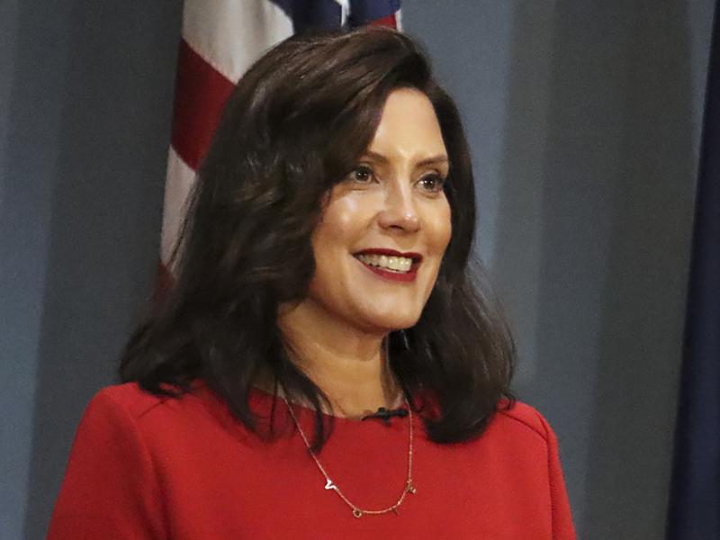 Michigan Gov. Gretchen Whitmer, shown here last month, was allegedly a target of a militia's kidnapping plot. Michigan Gov. Gretchen Whitmer, shown here last month, was allegedly a target of a militia's kidnapping plot.