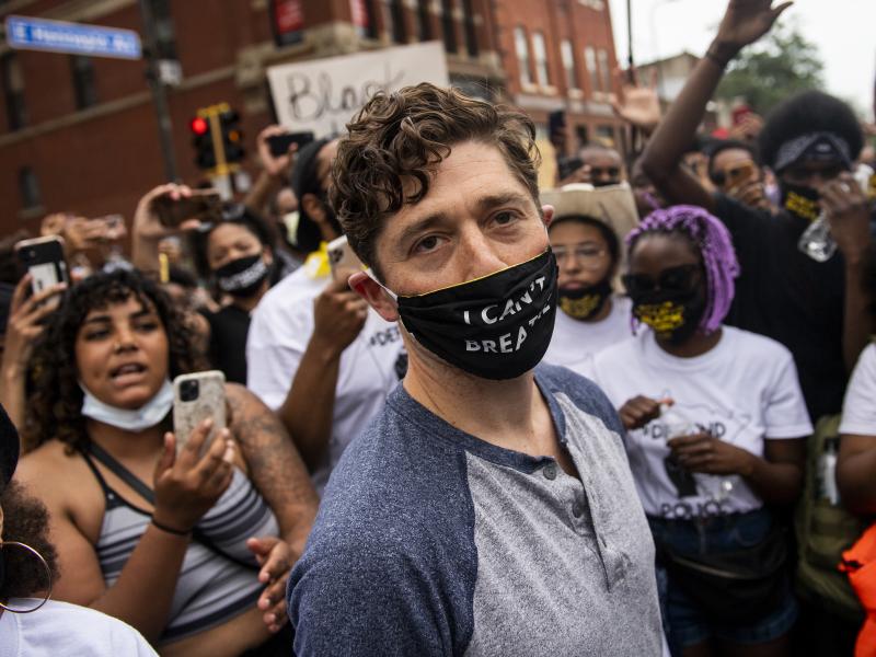 Minneapolis Mayor Jacob Frey was met with boos from protestors in his city last summer after saying he didn't support abolishing the police. Minneapolis Mayor Jacob Frey was met with boos from protestors in his city last summer after saying he didn't support abolishing the police.