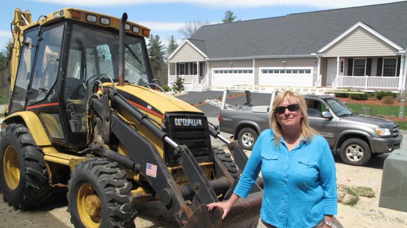 De Desharnais of Ashwood Development in New Hampshire says homebuilding activity for her company has slowed sharply since the housing crash. But she's hopeful that business will pick up. De Desharnais of Ashwood Development in New Hampshire says homebuilding activity for her company has slowed sharply since the housing crash. But she's hopeful that business will pick up.