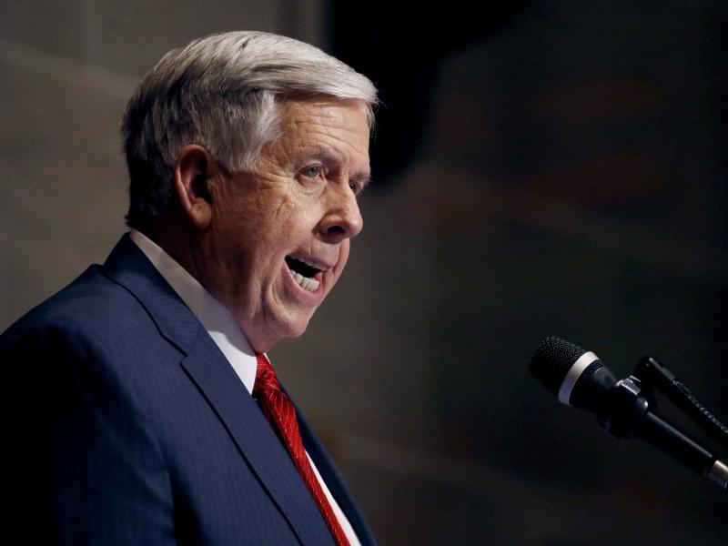 Missouri's Republican governor, Mike Parson, has been supportive of restricting abortions in the state. Missouri's Republican governor, Mike Parson, has been supportive of restricting abortions in the state.