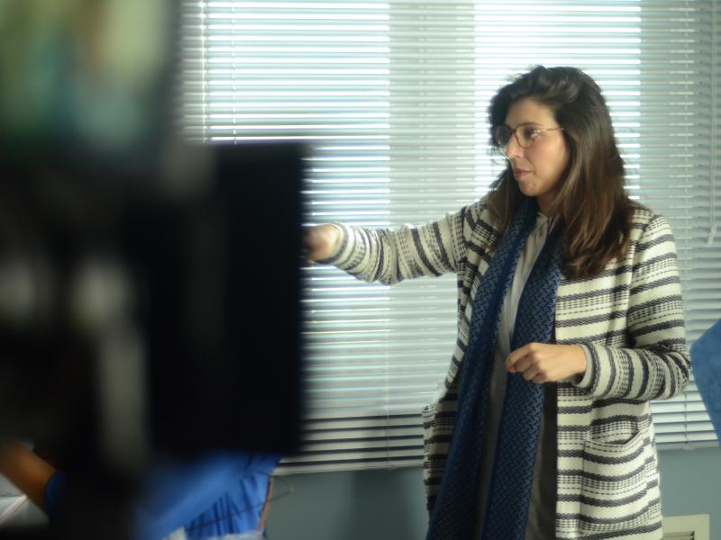 Director Catalina Aguilar Mastretta behind the scenes of "Everybody Loves Somebody." Director Catalina Aguilar Mastretta behind the scenes of "Everybody Loves Somebody."