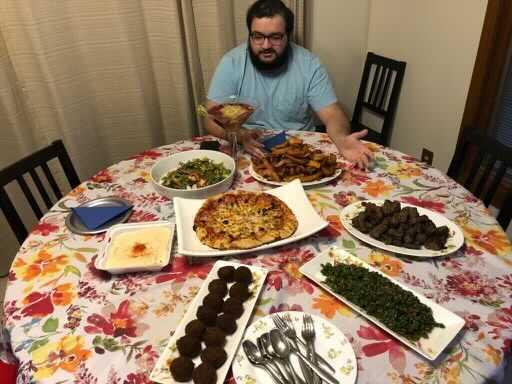 Ridhwan Sediqe breaking fast on his birthday during Ramadan in 2020. Ridhwan Sediqe breaking fast on his birthday during Ramadan in 2020.