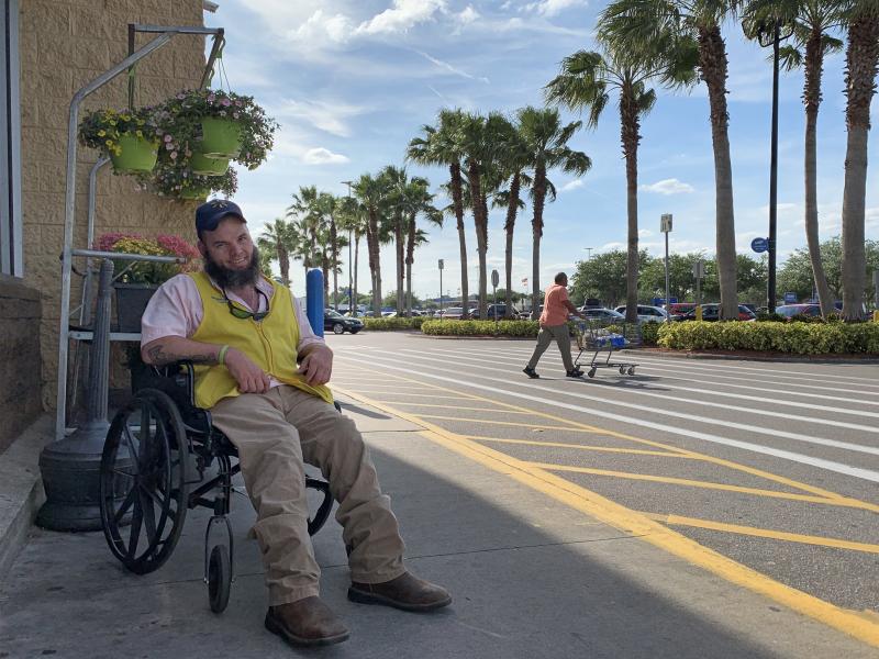In February, Justin Kelley was among the workers at about 1,000 Walmarts who learned that their jobs as people greeters would be eliminated. Like Kelley, many of them were workers with disabilities who found themselves in limbo. In February, Justin Kelley was among the workers at about 1,000 Walmarts who learned that their jobs as people greeters would be eliminated. Like Kelley, many of them were workers with disabilities who found themselves in limbo.