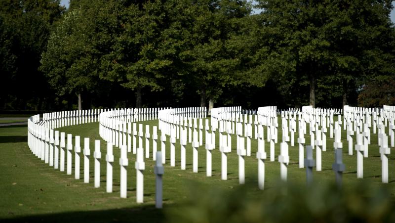 The American Military cemetery in Margraten, Netherlands, where David McGhee's grandfather, Sgt. Willie F. Williams, is buried. The American Military cemetery in Margraten, Netherlands, where David McGhee's grandfather, Sgt. Willie F. Williams, is buried.