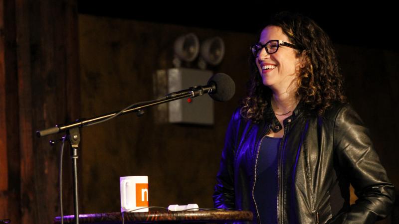 Amy Webb appears on NPR's Ask Me Another at The Bell House in Brooklyn, New York. Amy Webb appears on NPR's Ask Me Another at The Bell House in Brooklyn, New York.
